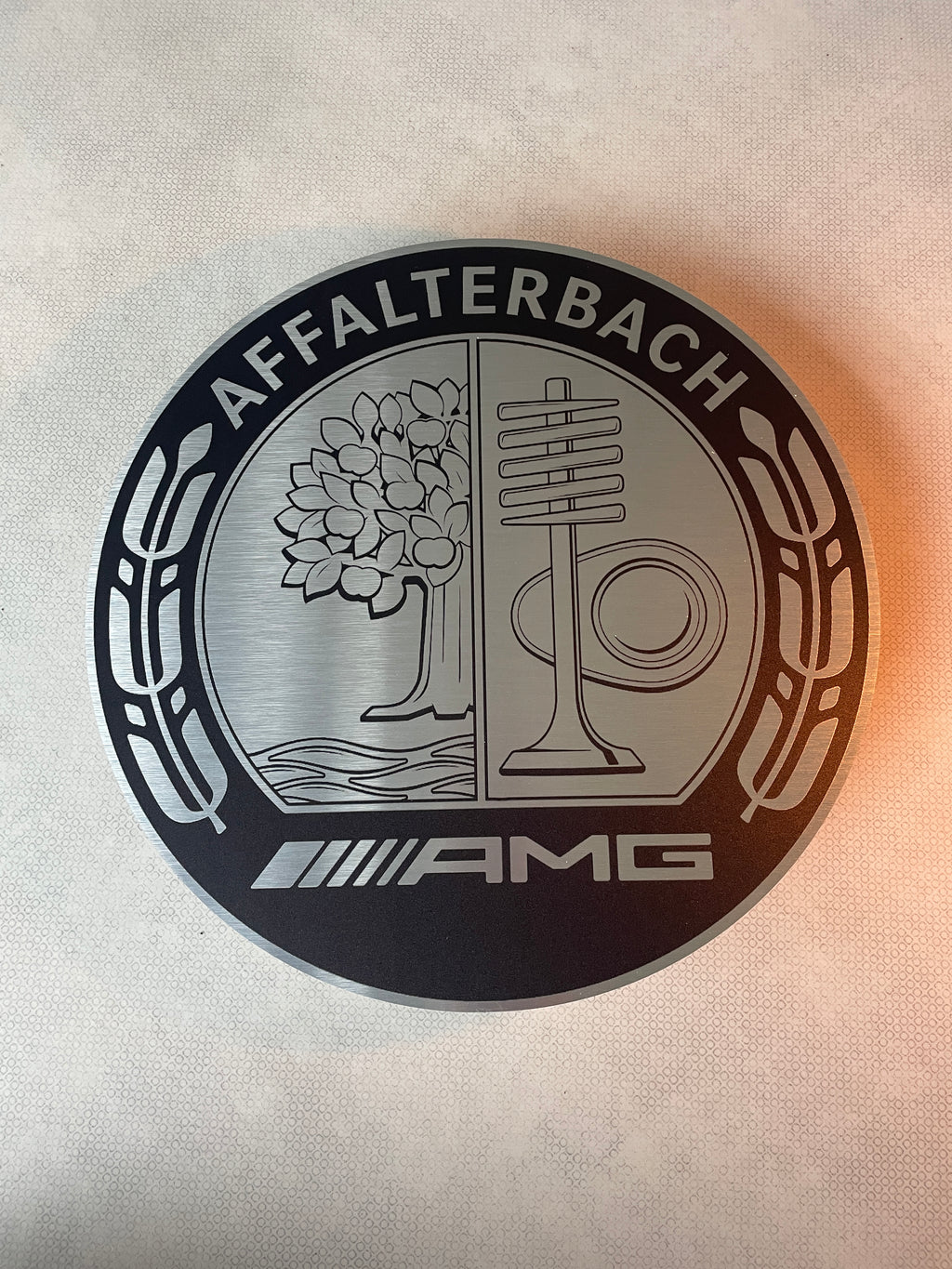 Mercedes AMG Affalterbach Reclamebord – Aluminium 40x40 cm