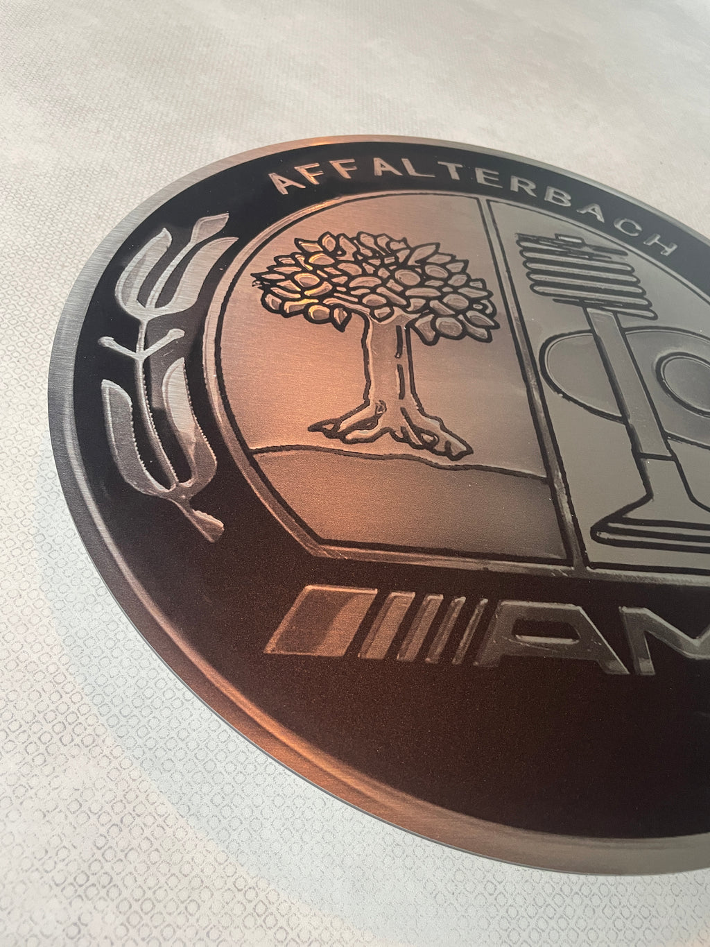 Mercedes AMG Affalterbach Reclamebord – Aluminium 40x40 cm
