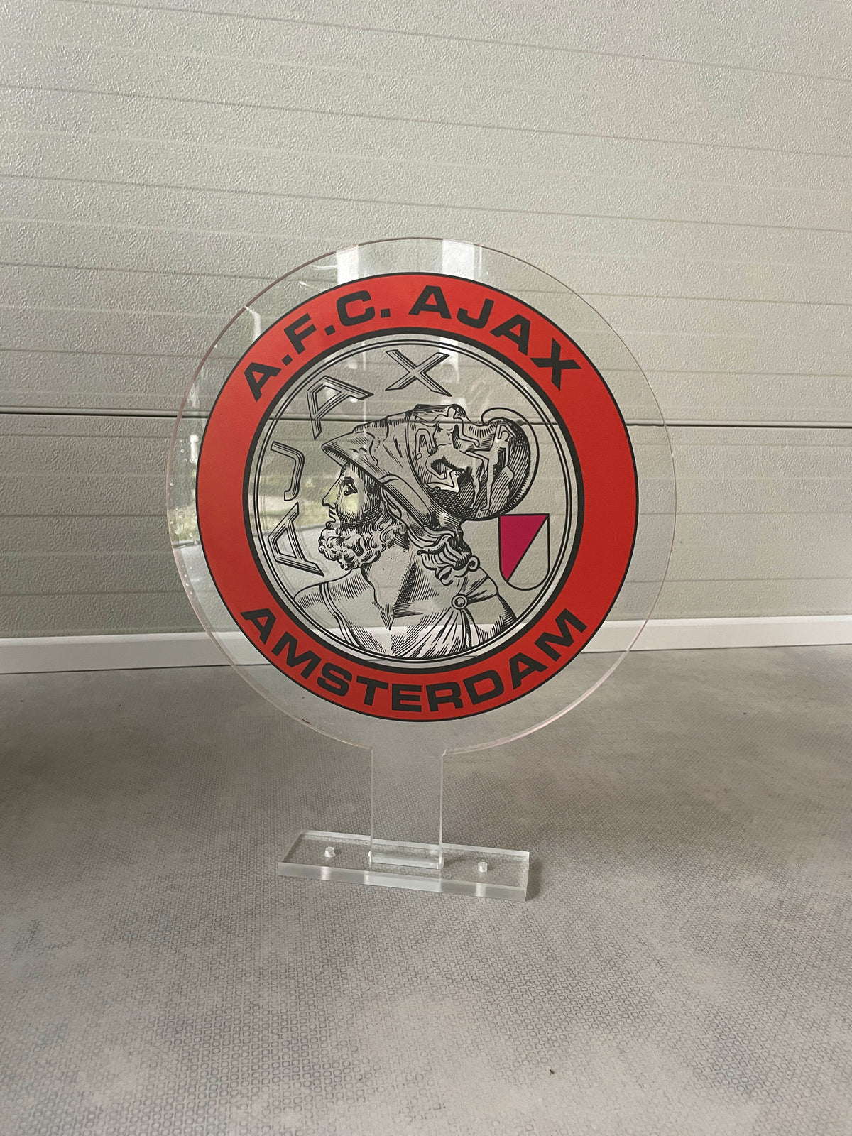 Reclamezuil Ajax logo classic, plexiglas, 35x45cm, 10 mm dik