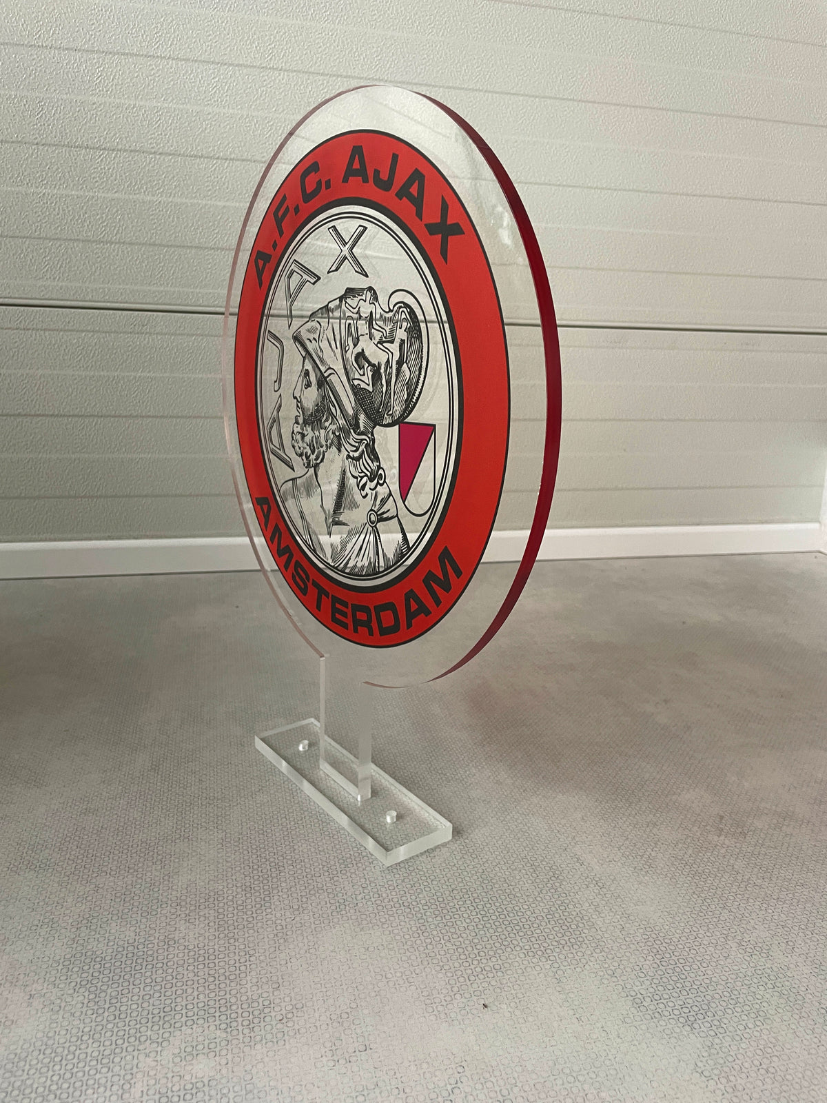 Reclamezuil Ajax logo classic, plexiglas, 35x45cm, 10 mm dik