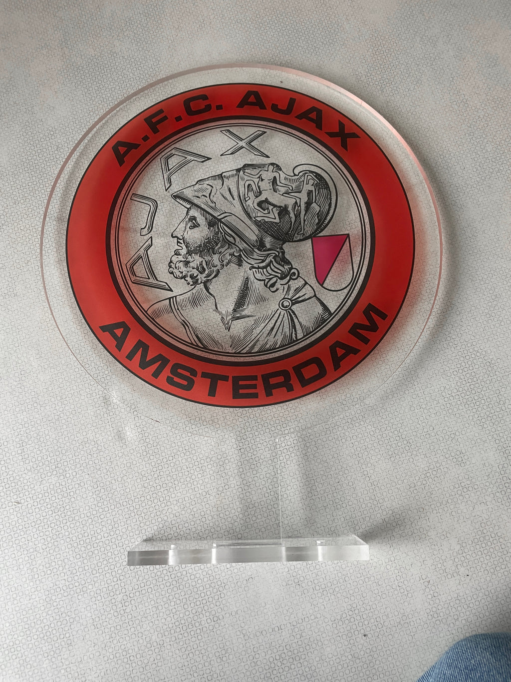 Reclamezuil Ajax logo classic, plexiglas, 35x45cm, 10 mm dik