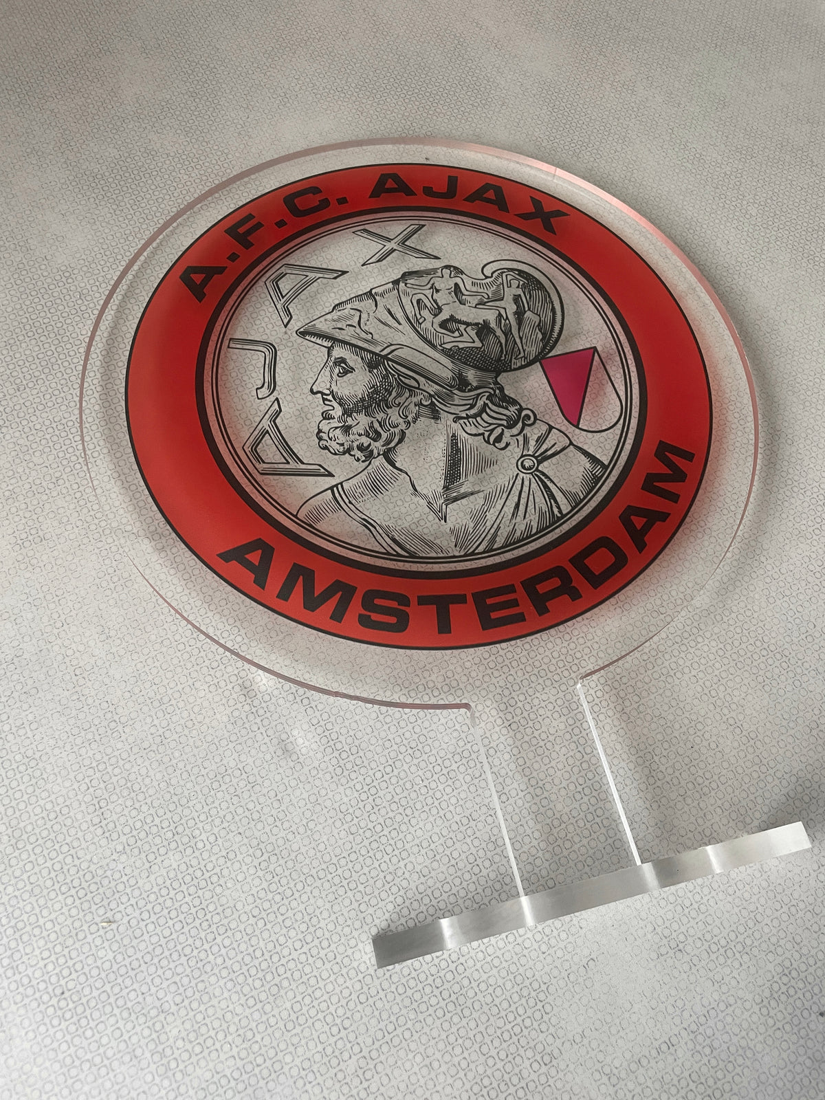 Reclamezuil Ajax logo classic, plexiglas, 35x45cm, 10 mm dik