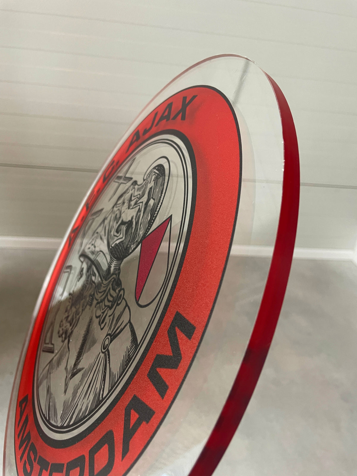 Reclamezuil Ajax logo classic, plexiglas, 35x45cm, 10 mm dik