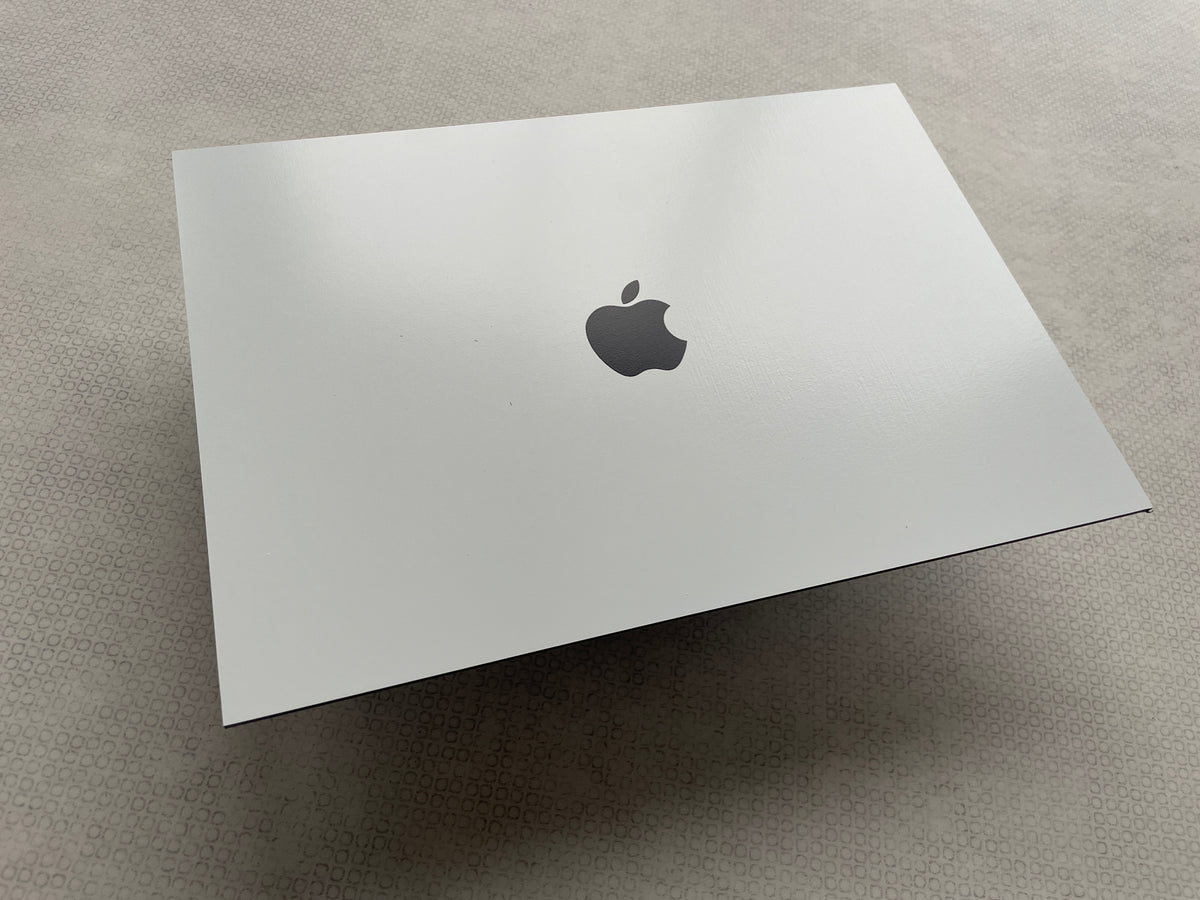 Reclamebord Apple logo 30x21cm aluminium