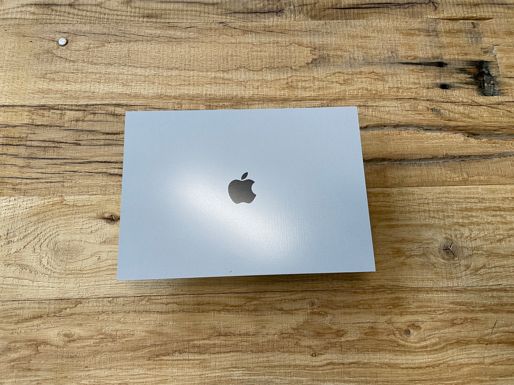 Reclamebord Apple logo 30x21cm aluminium
