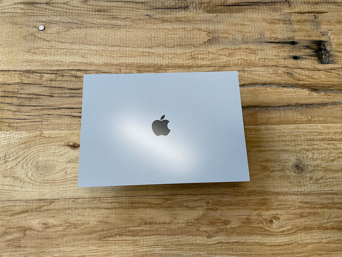 Reclamebord Apple logo 30x21cm aluminium