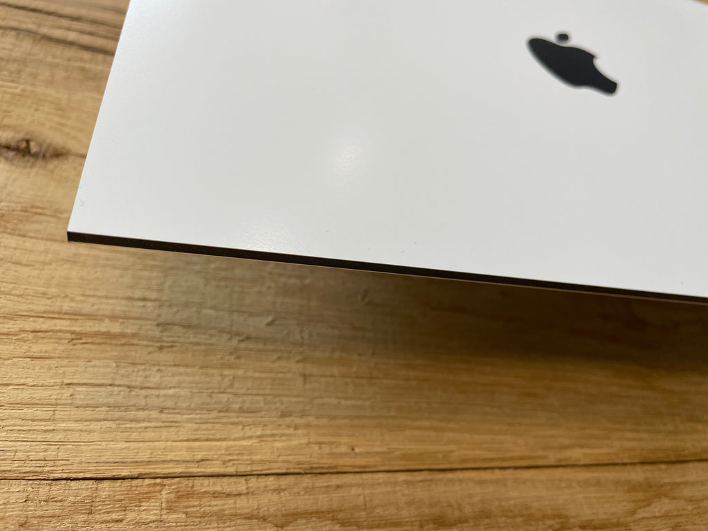 Reclamebord Apple logo 30x21cm aluminium