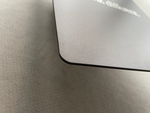 Reclamebord Apple logo Think Different, 30x21cm aluminium