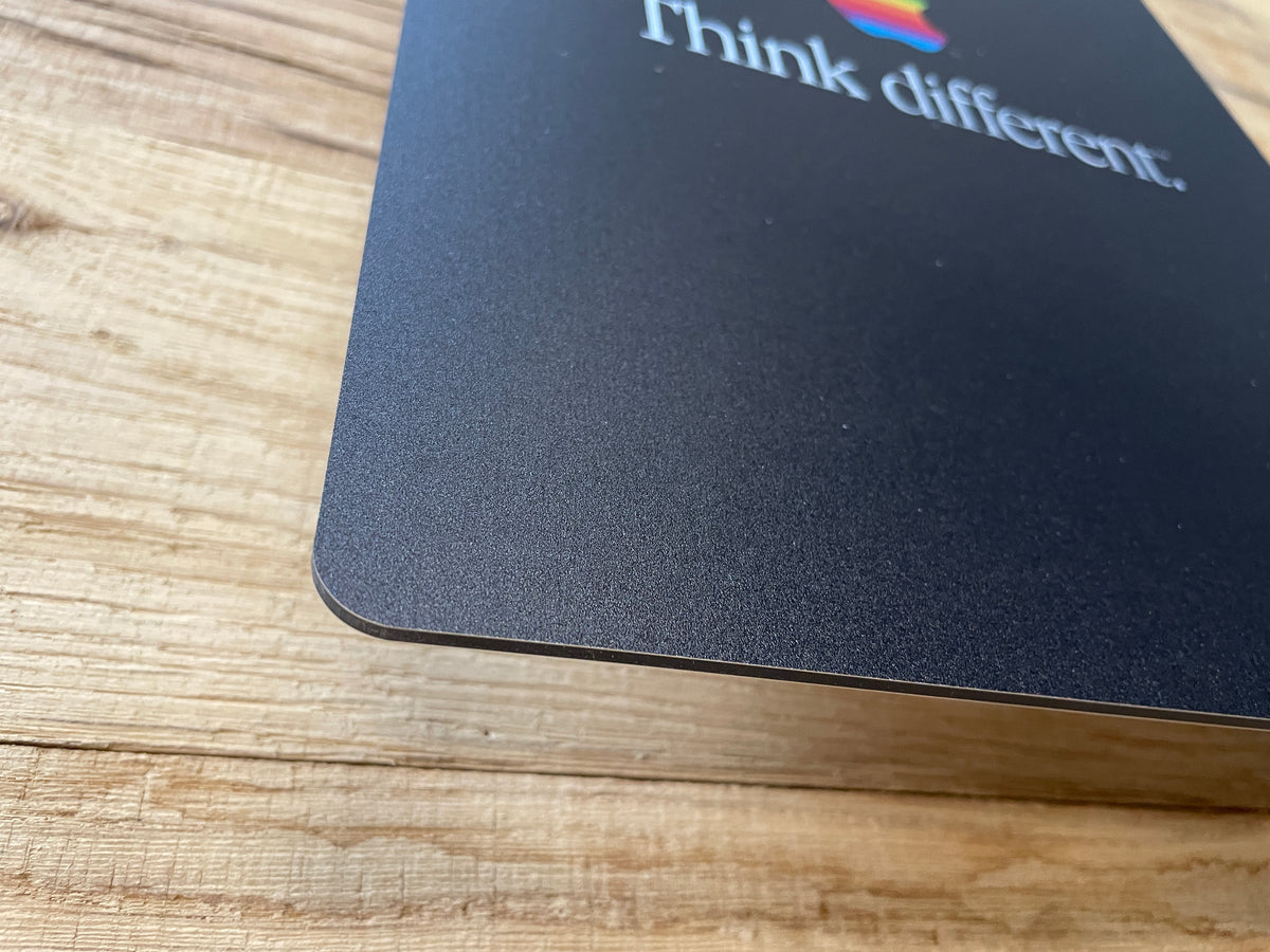 Reclamebord Apple logo Think Different, 30x21cm aluminium