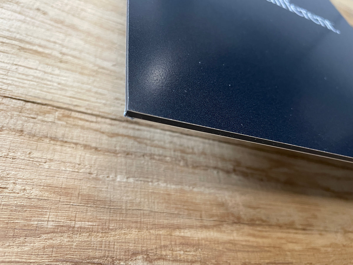 Reclamebord Apple logo Think Different, 30x21cm aluminium