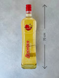 Reclamebord Berentzen fles groot, 70cm hoog, aluminium