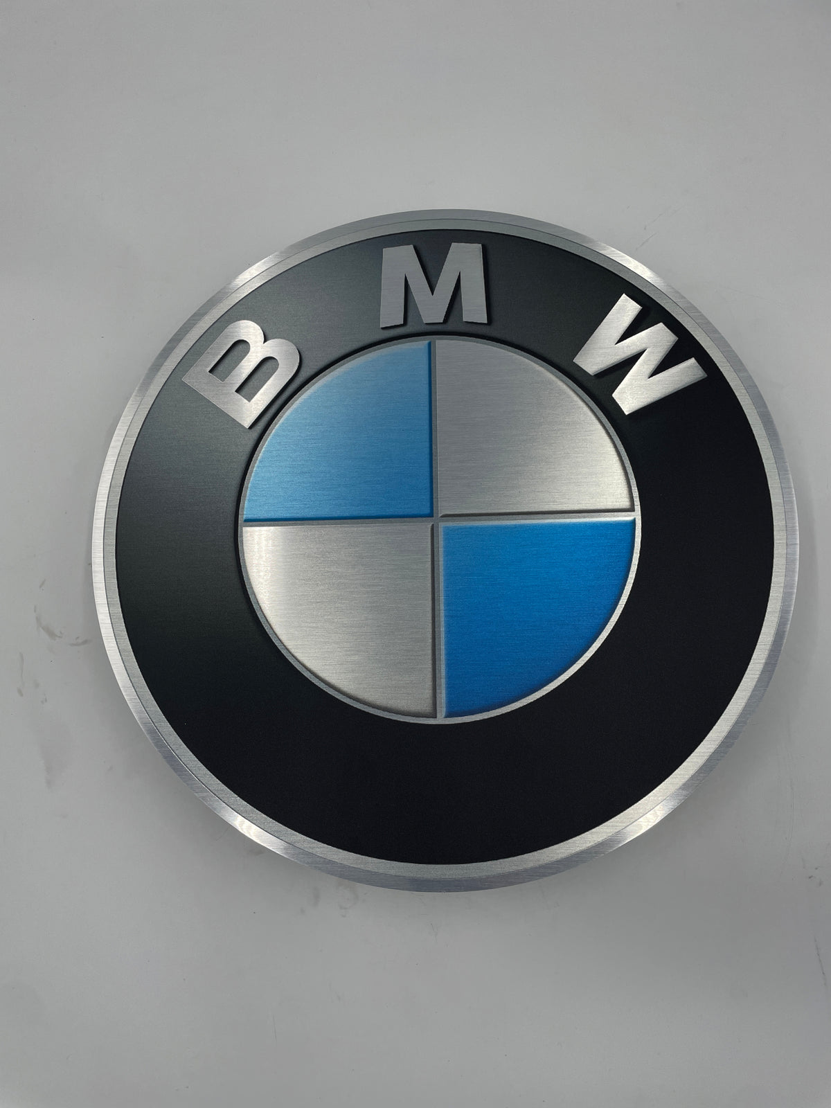 Reclamebord BMW logo embleem 40x40cm aluminium