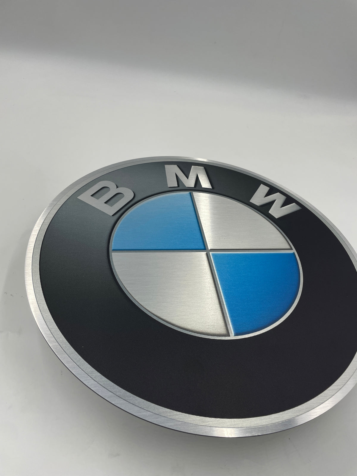 Reclamebord BMW logo embleem 40x40cm aluminium
