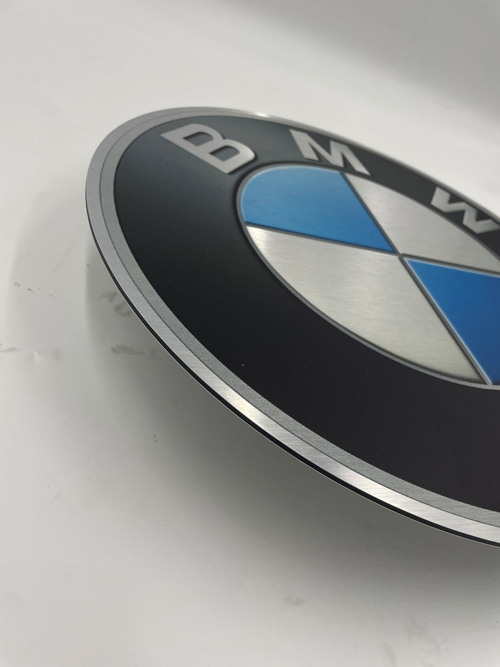 Reclamebord BMW logo embleem 40x40cm aluminium
