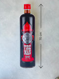 Reclamebord Fireman fles groot, 70cm hoog, aluminium