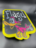 Reclamebord Flügel reclame logo bord, aluminium, 40x57 cm