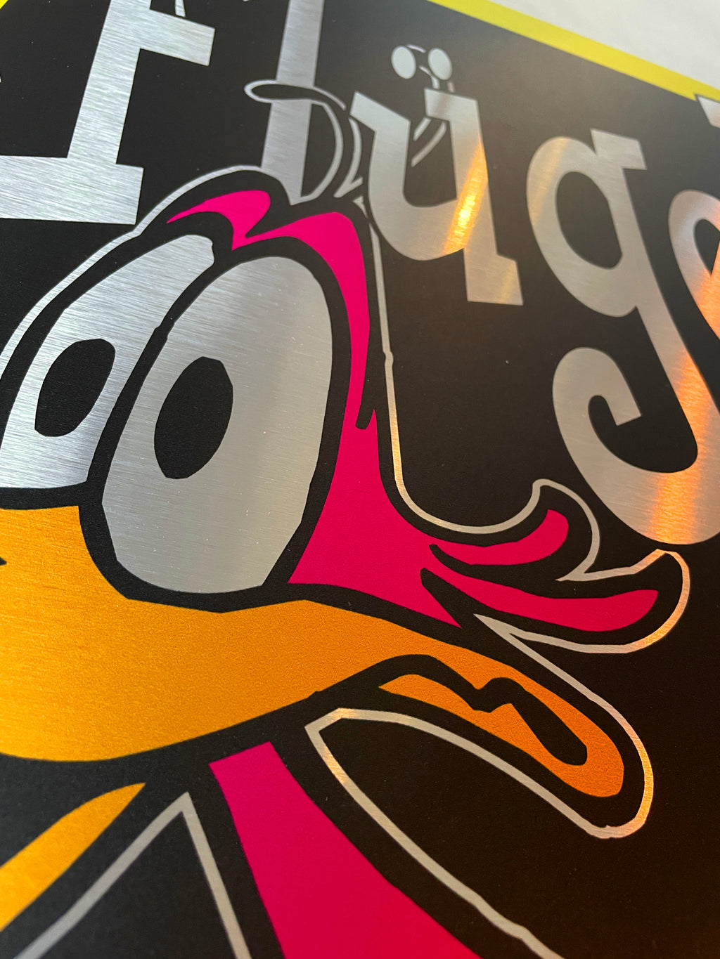 Reclamebord Flügel reclame logo bord, aluminium, 40x57 cm