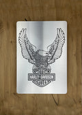 Reclamebord Harley Davidson logo reclame, afmeting 40x57 cm