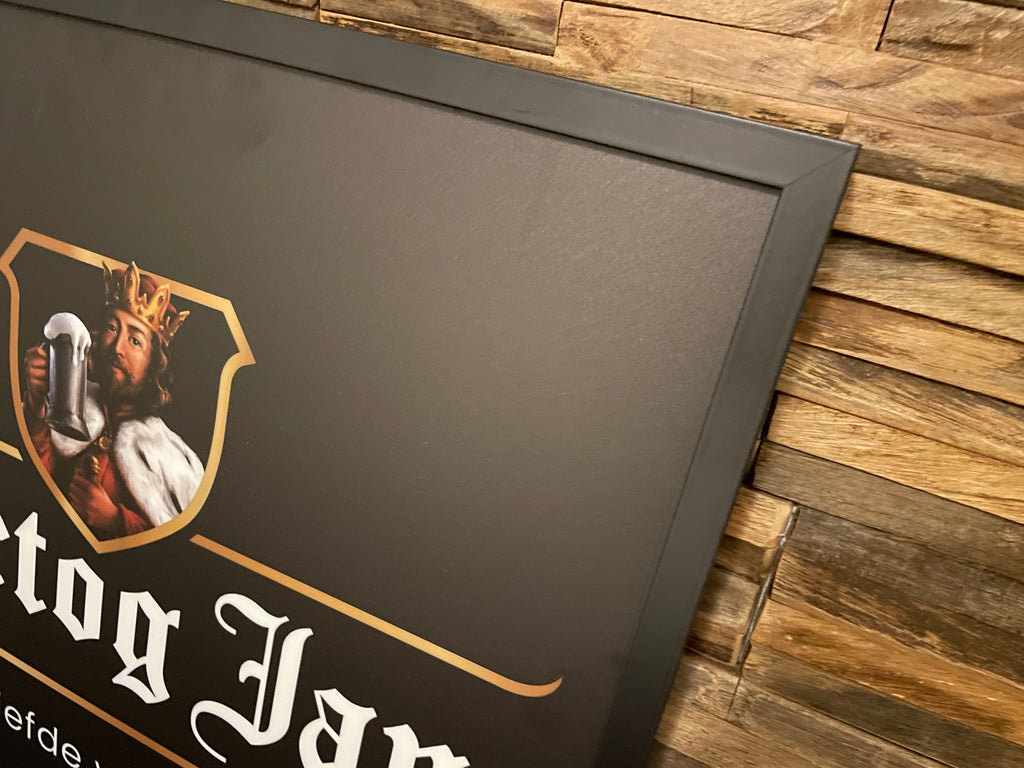Lichtbak Hertog Jan bier logo reclamebord, 50x50cm verlicht