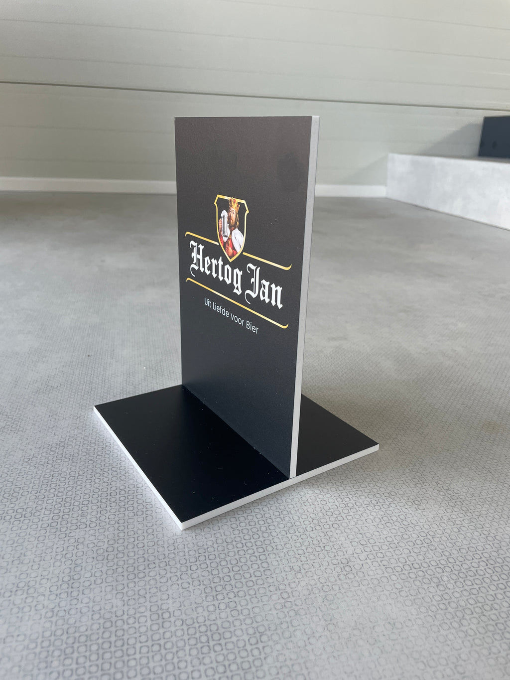 Display Hertog Jan 15x21cm, dubbelzijdig bedrukt, prijskaart