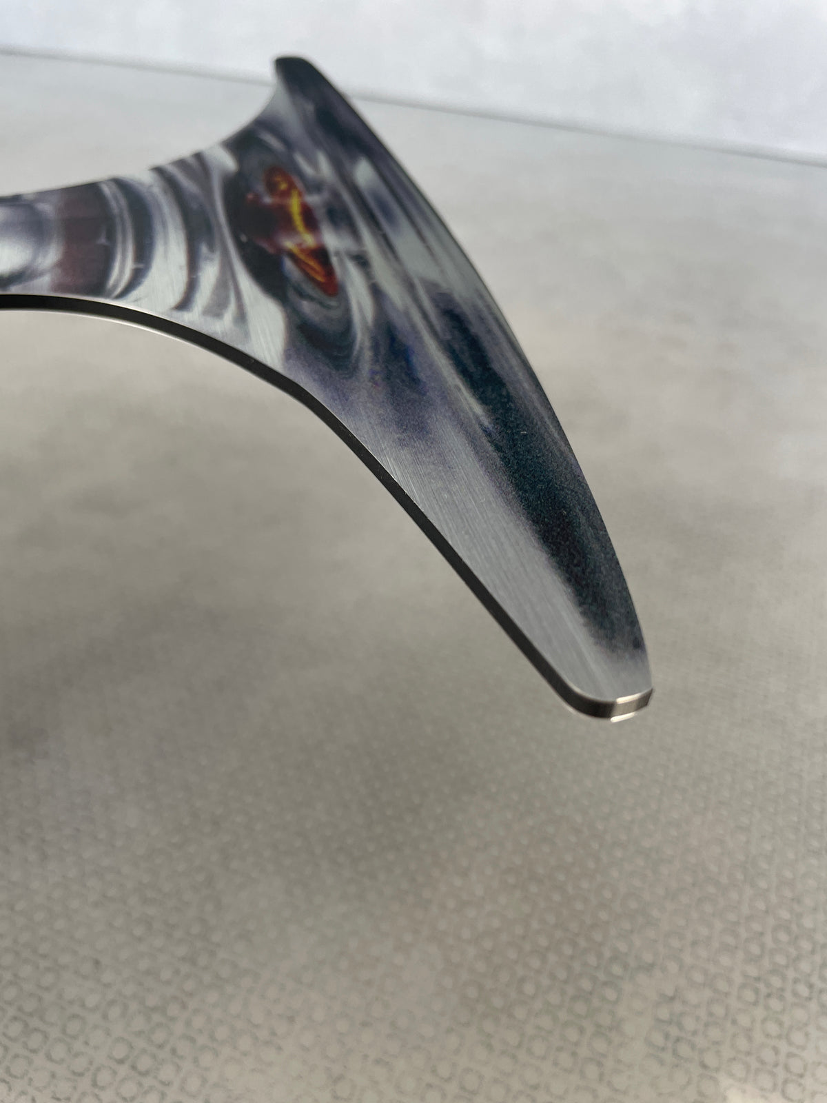 Reclamebord Hertog Jan glas groot, aluminium, 25x46 cm