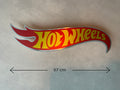 Reclamebord Hotwheels reclame logo bord, aluminium, 57x23 cm