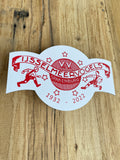 Reclamebord IJsselmeervogels embleem vignet alu 30x19 cm