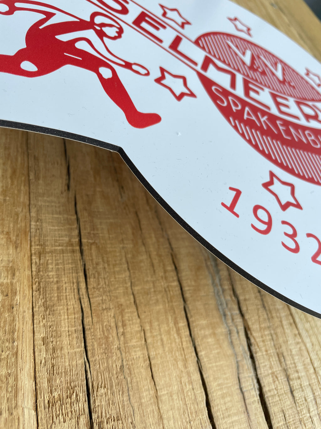 Reclamebord IJsselmeervogels embleem vignet alu 30x19 cm