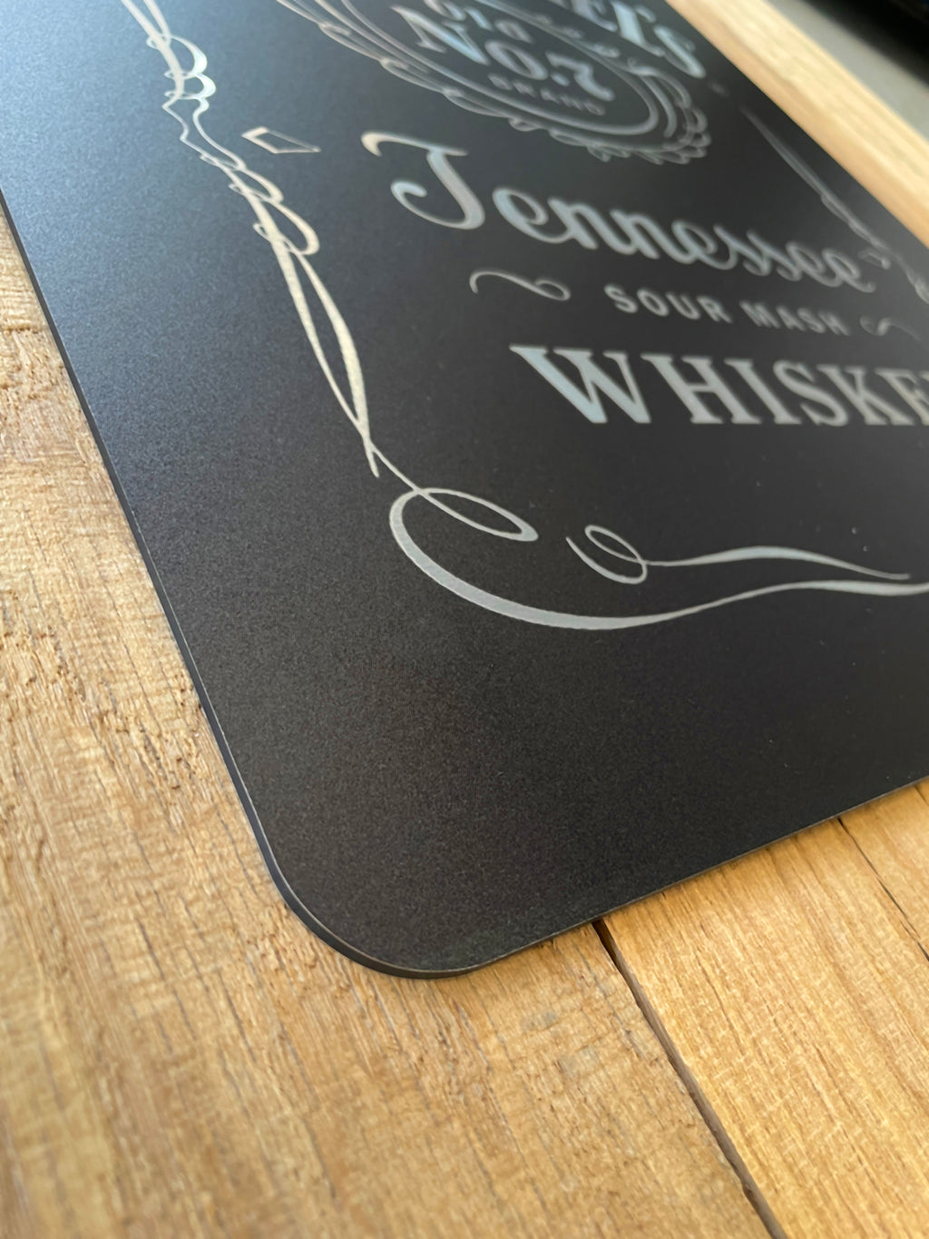 Reclamebord Jack Daniels Whiskey logo, aluminium, 40x50 cm,