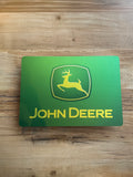 Reclamebord John Deere logo embleem, aluminium, 40x57 cm,