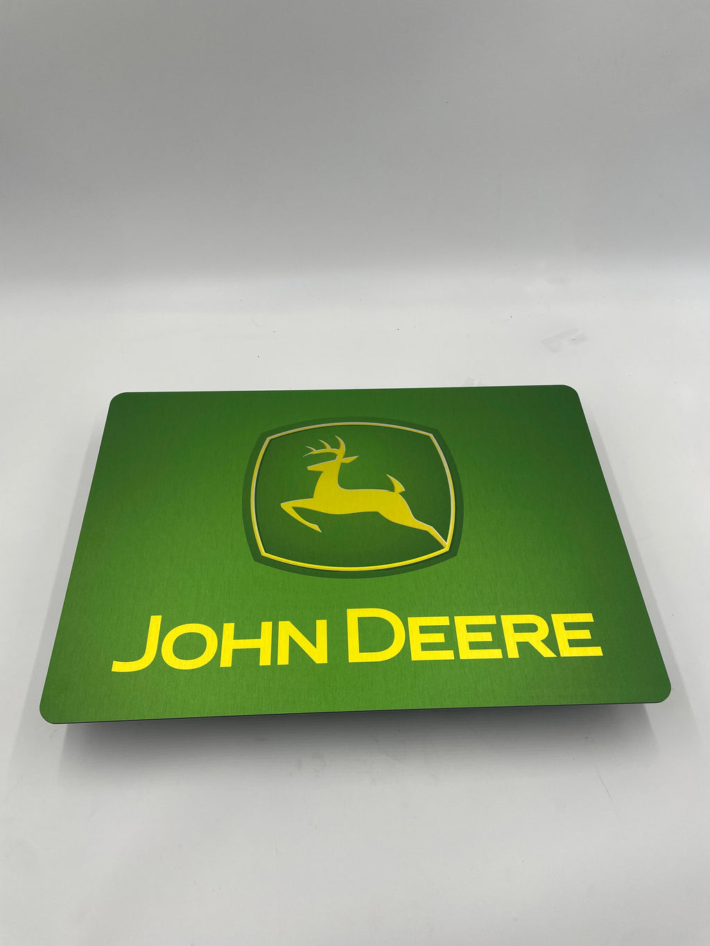 Reclamebord John Deere logo embleem, aluminium, 40x57 cm,