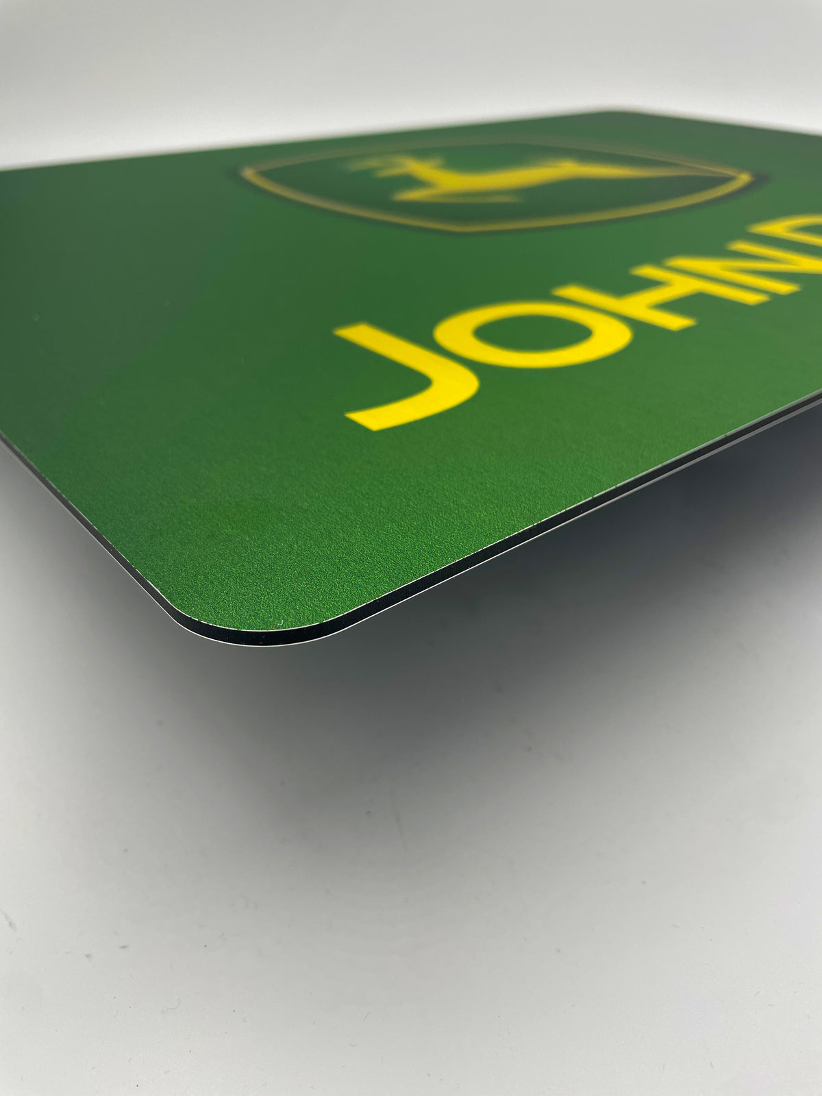 Reclamebord John Deere logo embleem, aluminium, 40x57 cm,