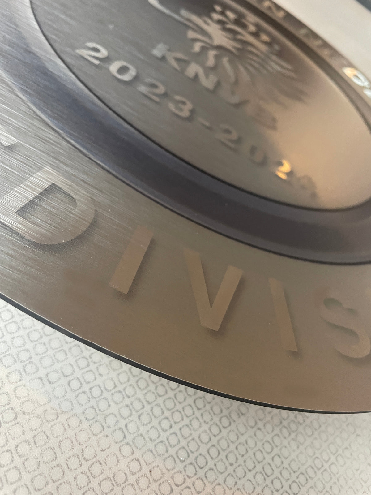 Kampioensschaal PSV, eredivisie 2023 2024, alu, 40x40 cm