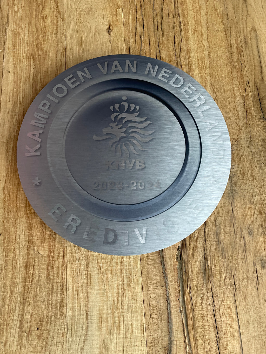 Kampioensschaal PSV, eredivisie 2023 2024, alu, 40x40 cm
