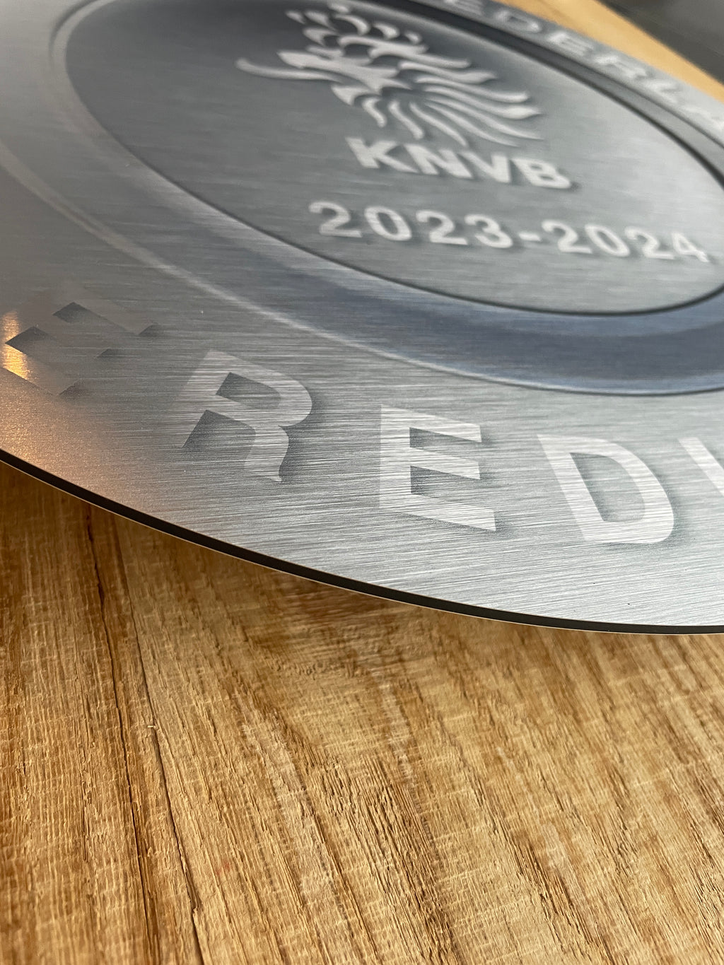 Kampioensschaal PSV, eredivisie 2023 2024, alu, 40x40 cm