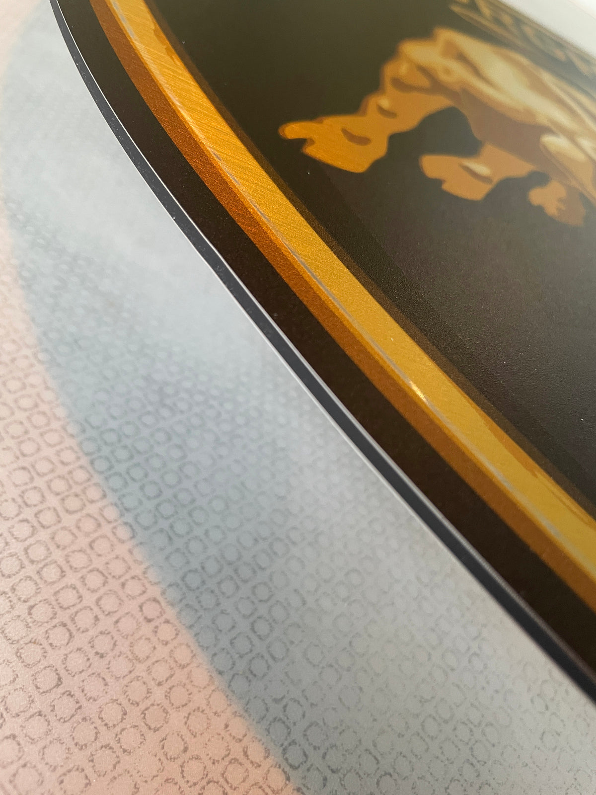 Reclamebord Lamborghini logo embleem, aluminium, 40x40 cm