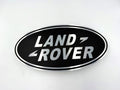 Reclamebord Landrover logo zwart embleem, alu, 57x29 cm