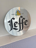 Reclamebord Leffe bier logo aluminium, aluminium, 40x40 cm