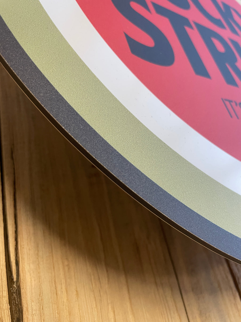 Reclamebord Lucky Strike, wit, aluminium, 3mm dik, 40x40cm35