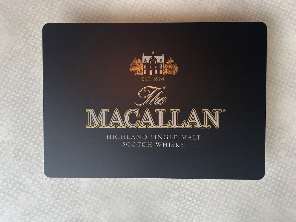 Reclamebord Macallan whisky / whiskey logo, 40x57cm alu