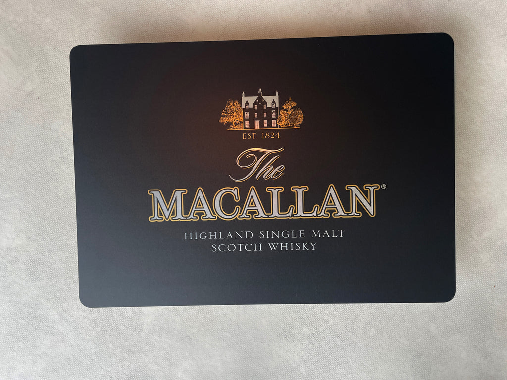 Reclamebord Macallan whisky / whiskey logo, 40x57cm alu
