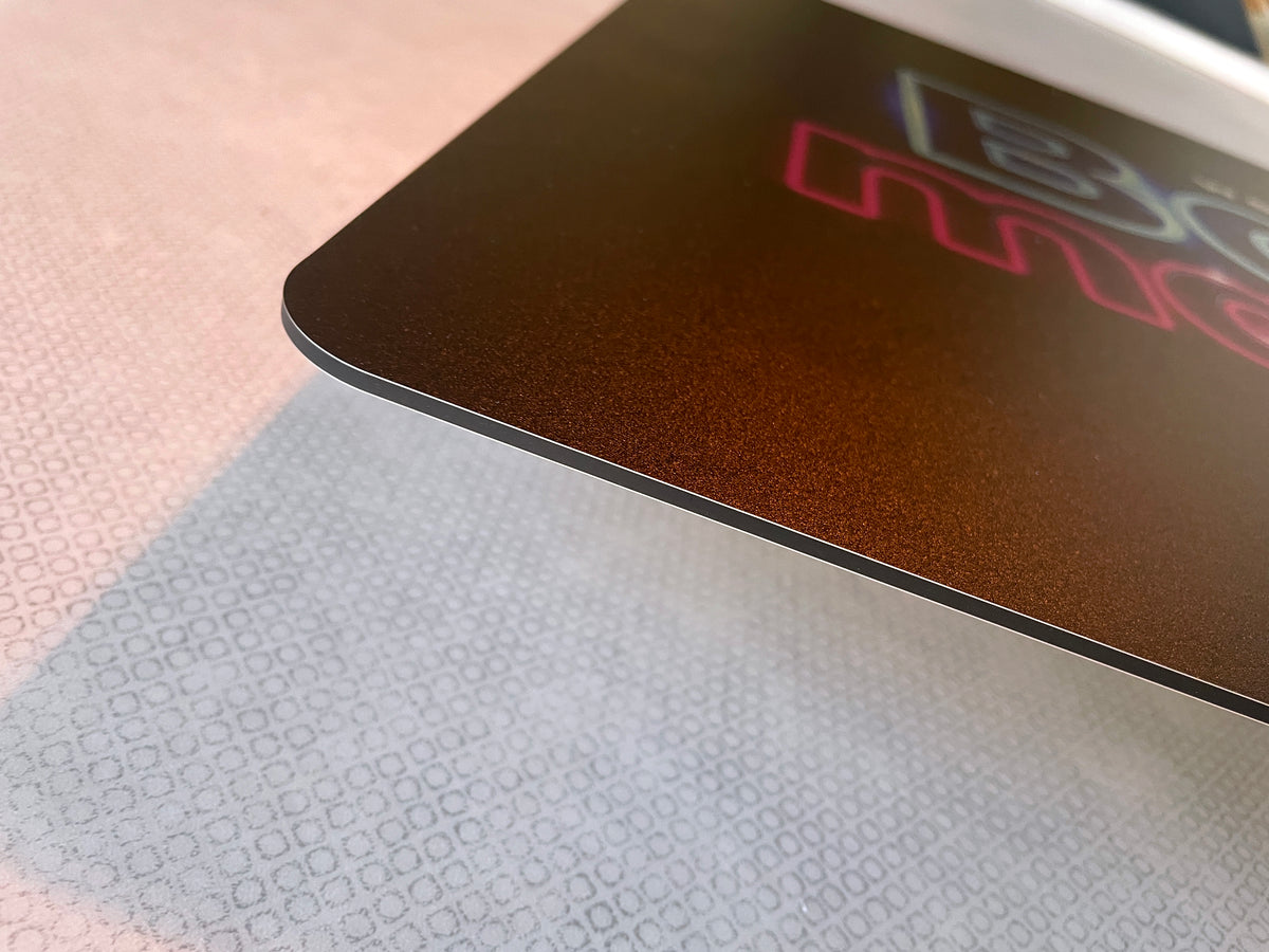 Reclamebord Mancave Neon met eigen naam, bedrukt neontekst