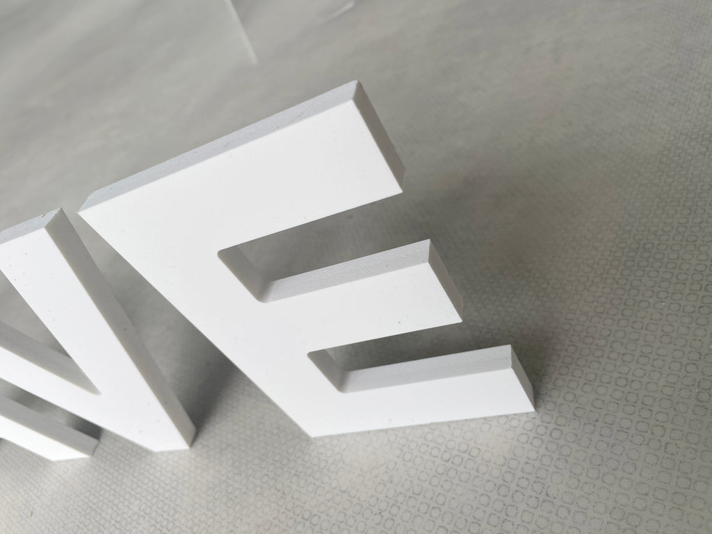 Mancave letters, losse letters voor aan de muur, 100x14cm