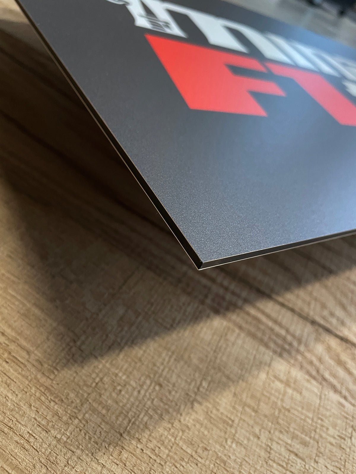 Reclamebord Minardi F1 formule, logo, aluminium, 60x30 cm