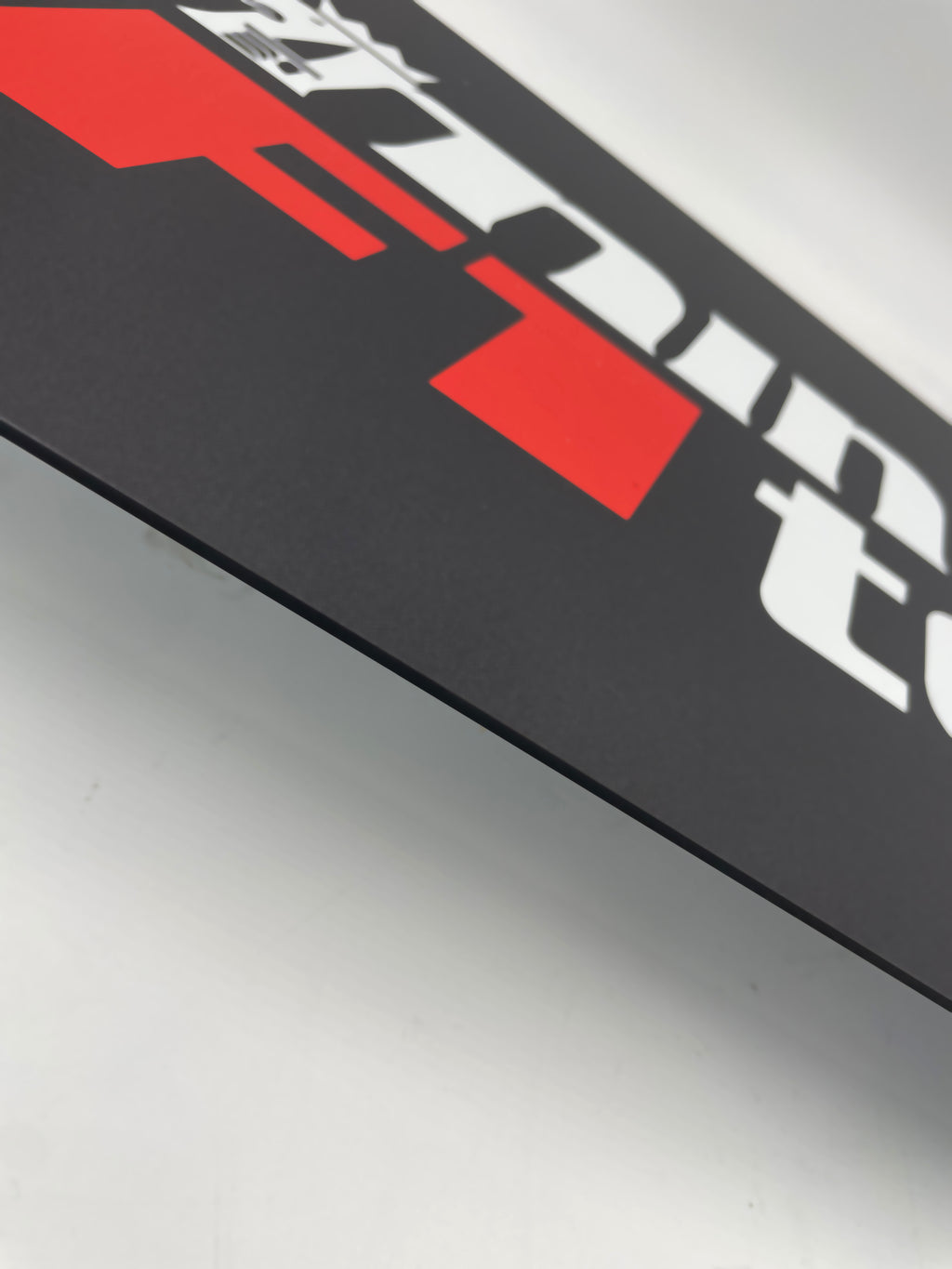 Reclamebord Minardi F1 formule, logo, aluminium, 60x30 cm