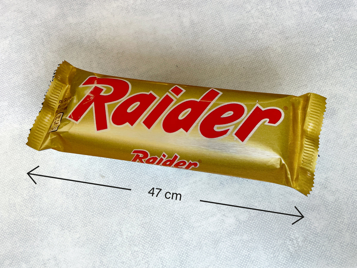 Reclamebord Raider logo bord, aluminium, 47x18 cm