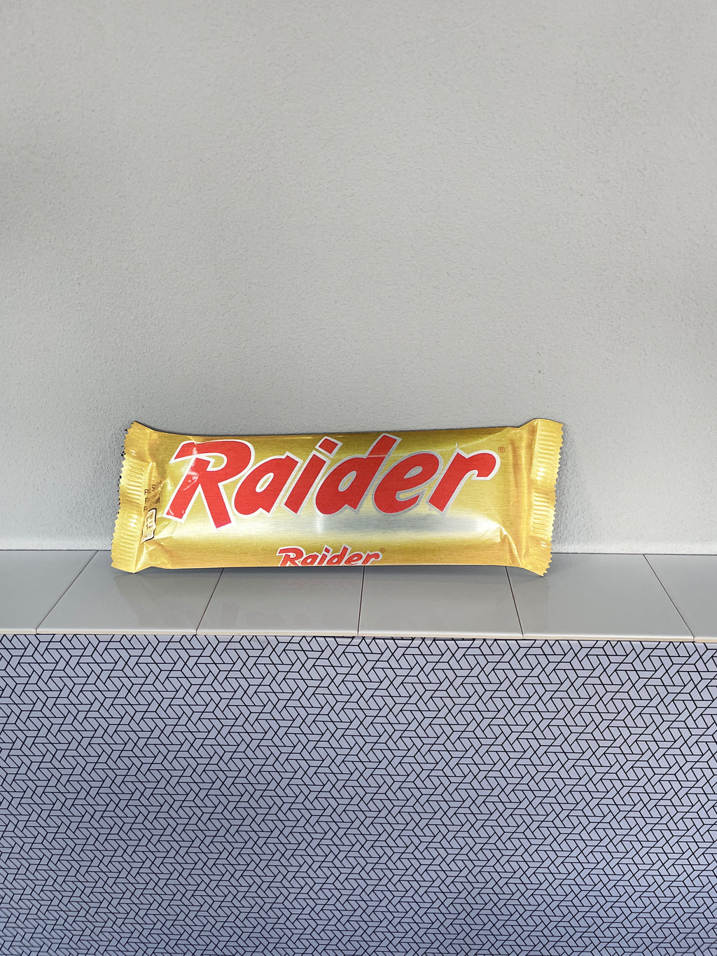 Reclamebord Raider logo bord, aluminium, 47x18 cm