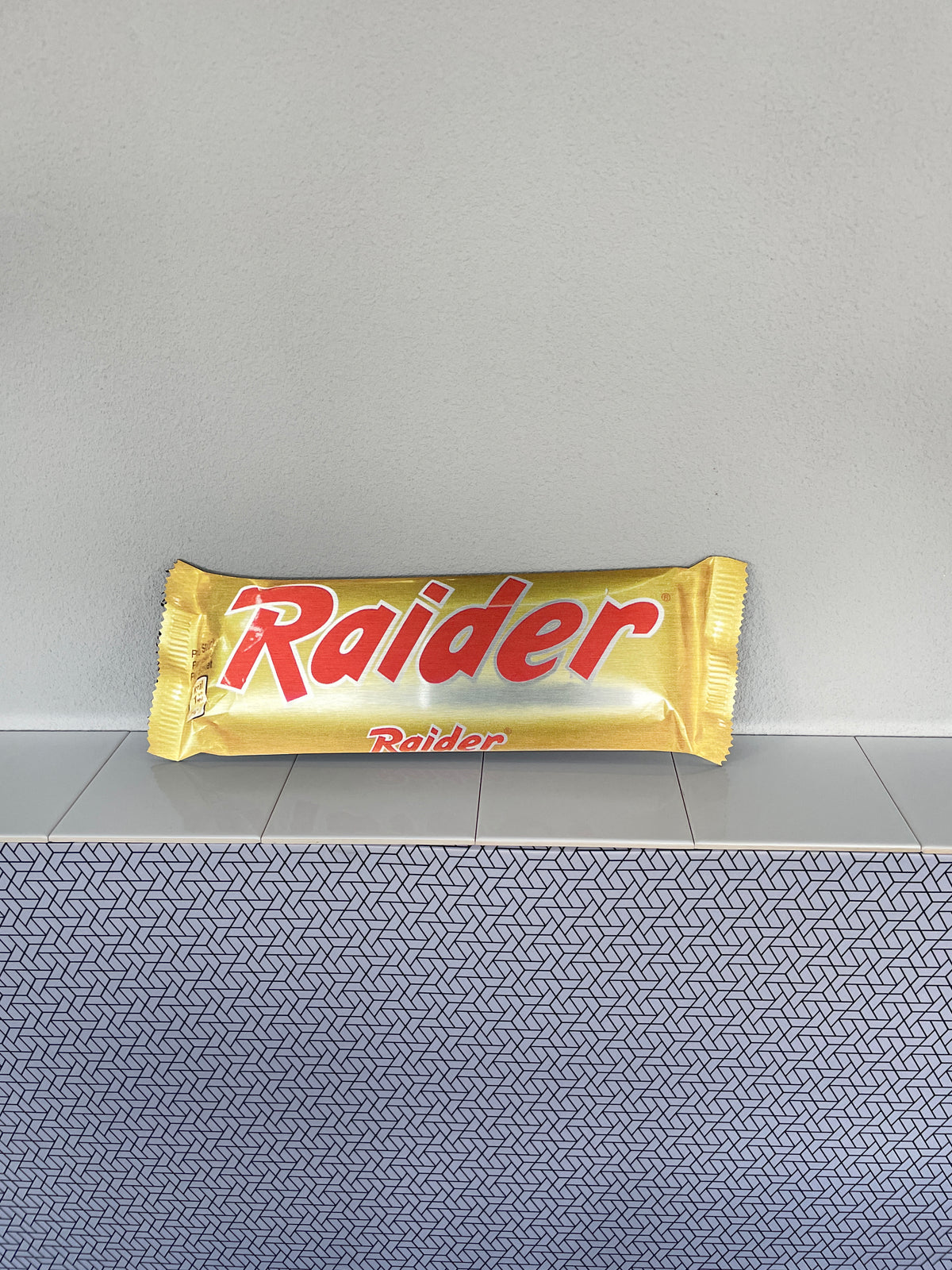 Reclamebord Raider logo bord, aluminium, 47x18 cm