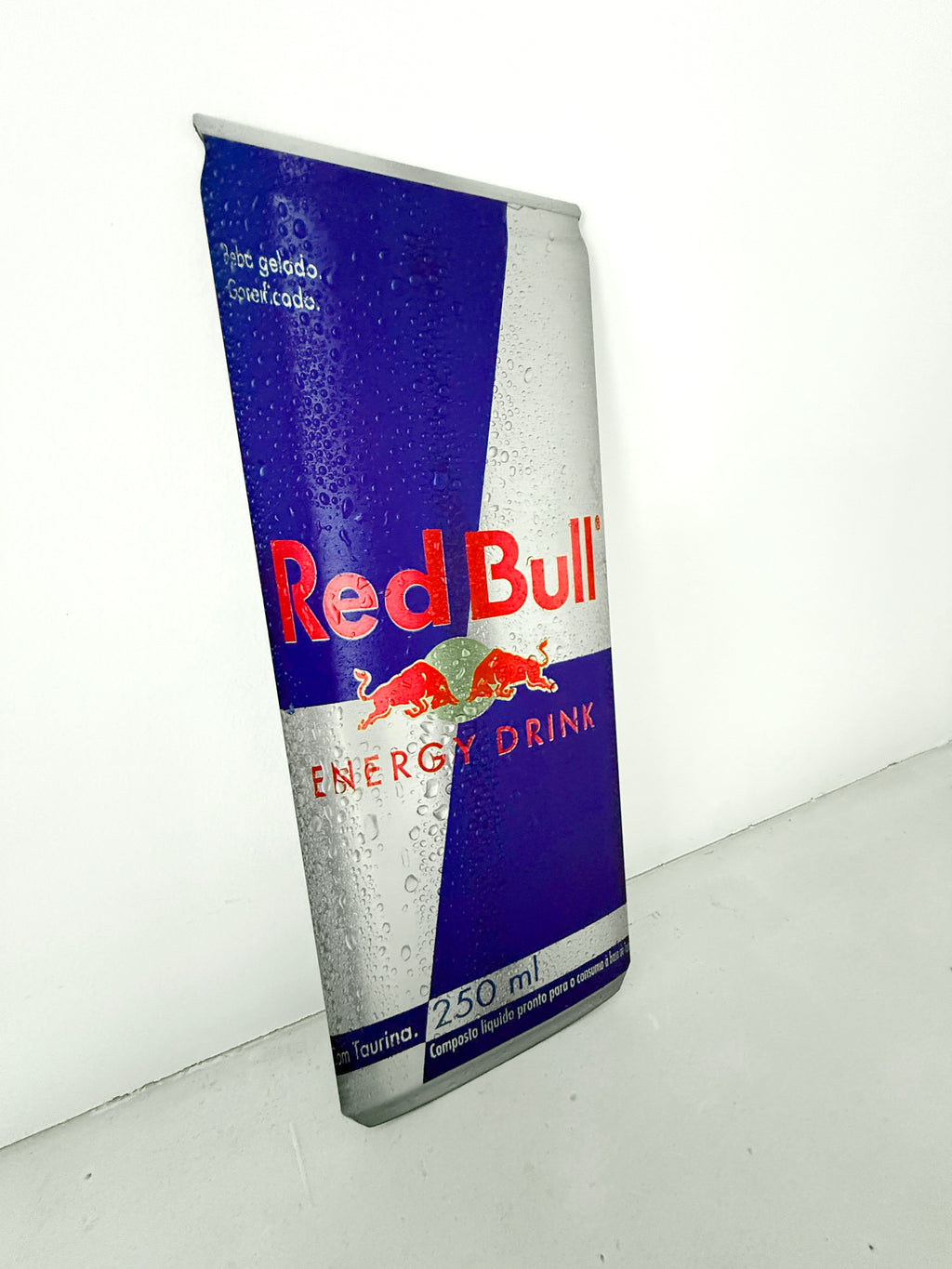 Reclamebord RedBull drank in vorm groot blik, 25x46cm
