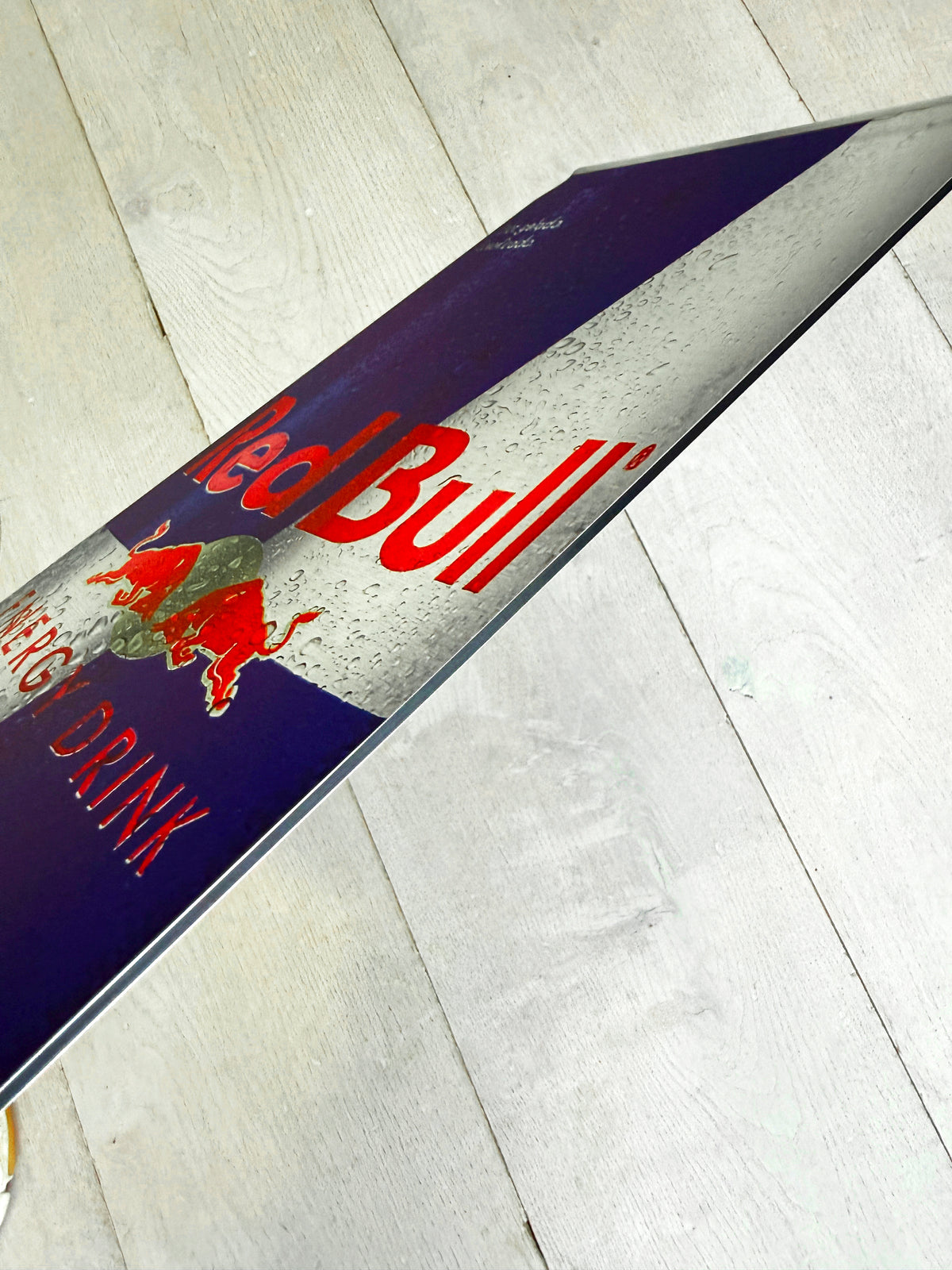 Reclamebord RedBull drank in vorm groot blik, 25x46cm